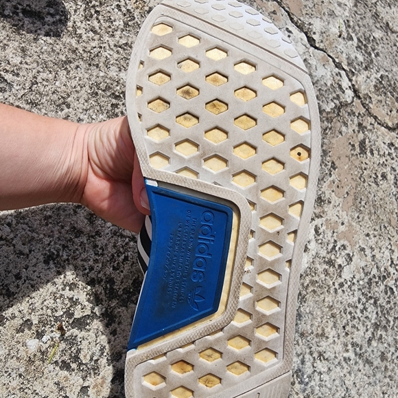 Mens Adidas NMD_R1 Japan White Colorblock Size 9 Collectible Adidas Japanese! - Picture 8 of 16